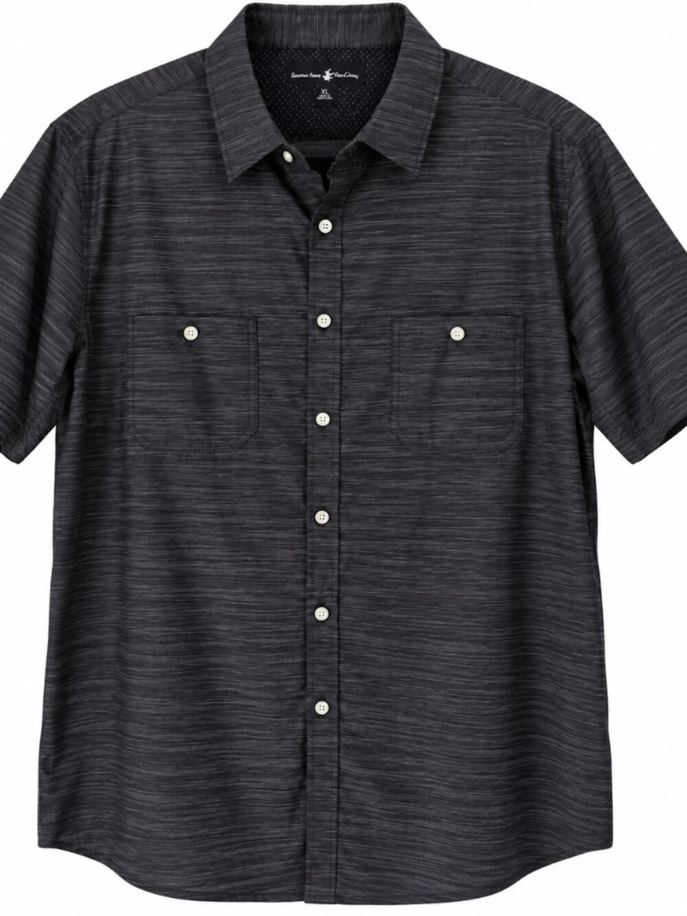 Beverly‎ Hills Polo Club black button up shirt Size XL